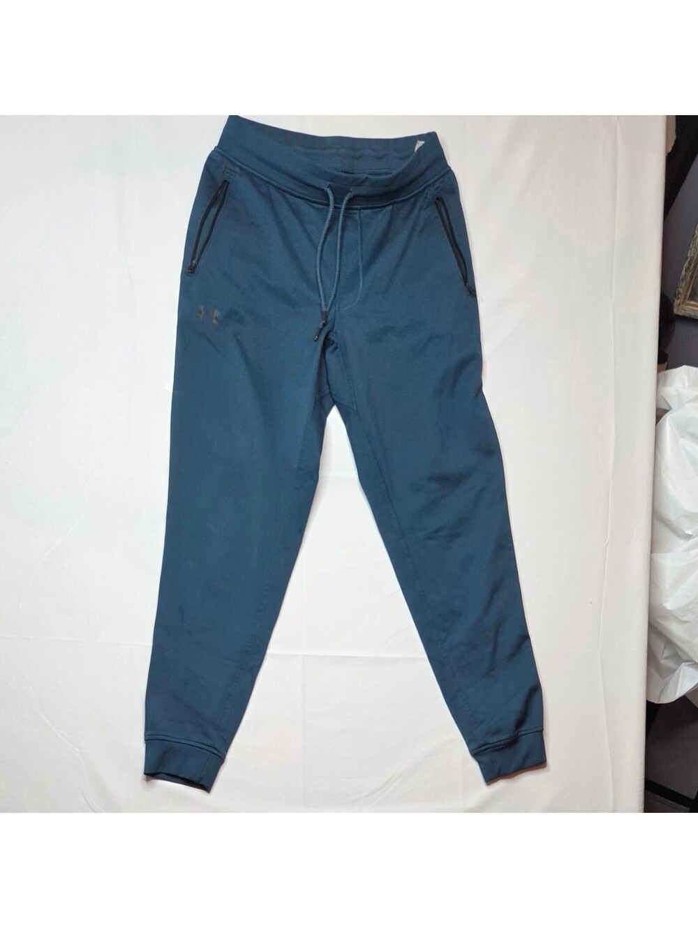 Under Armour Men's UA Sportstyle Tricot Joggers Teal Blue M